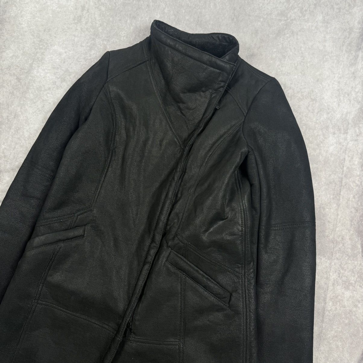 Danier Rick Owens Style Asymmetric Danier Leather Jacket Size US XS / EU 42 / 0 - 2 Thumbnail
