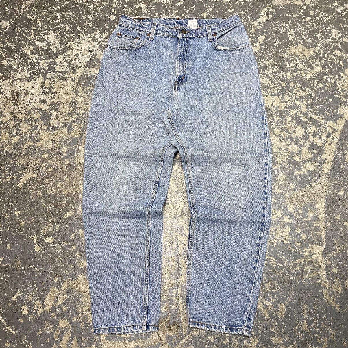 Japanese Brand × Levi's × Vintage Vintage Levis 550 Light Wash Relaxed Fit Denim Jeans 90s Size US 31 - 5 Thumbnail