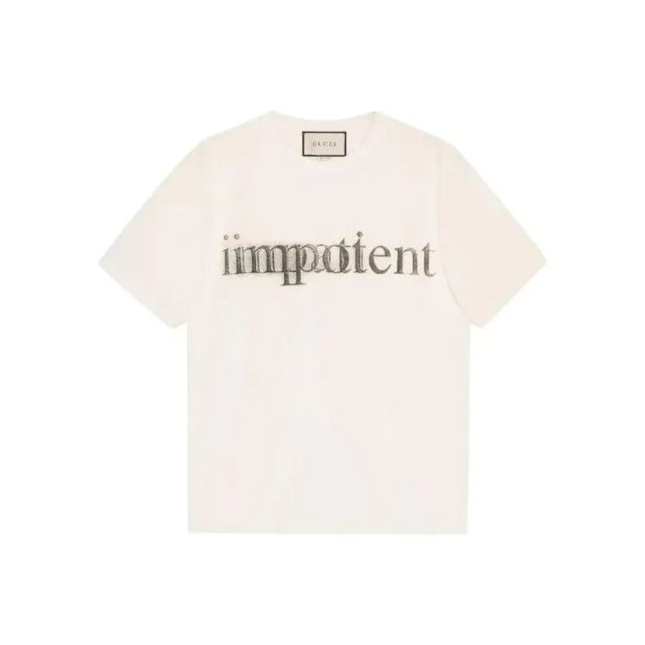 Gucci Gucci Impatient Graphic Short Sleeve T-Shirt Size US L / EU 52-54 / 3 - 1 Thumbnail