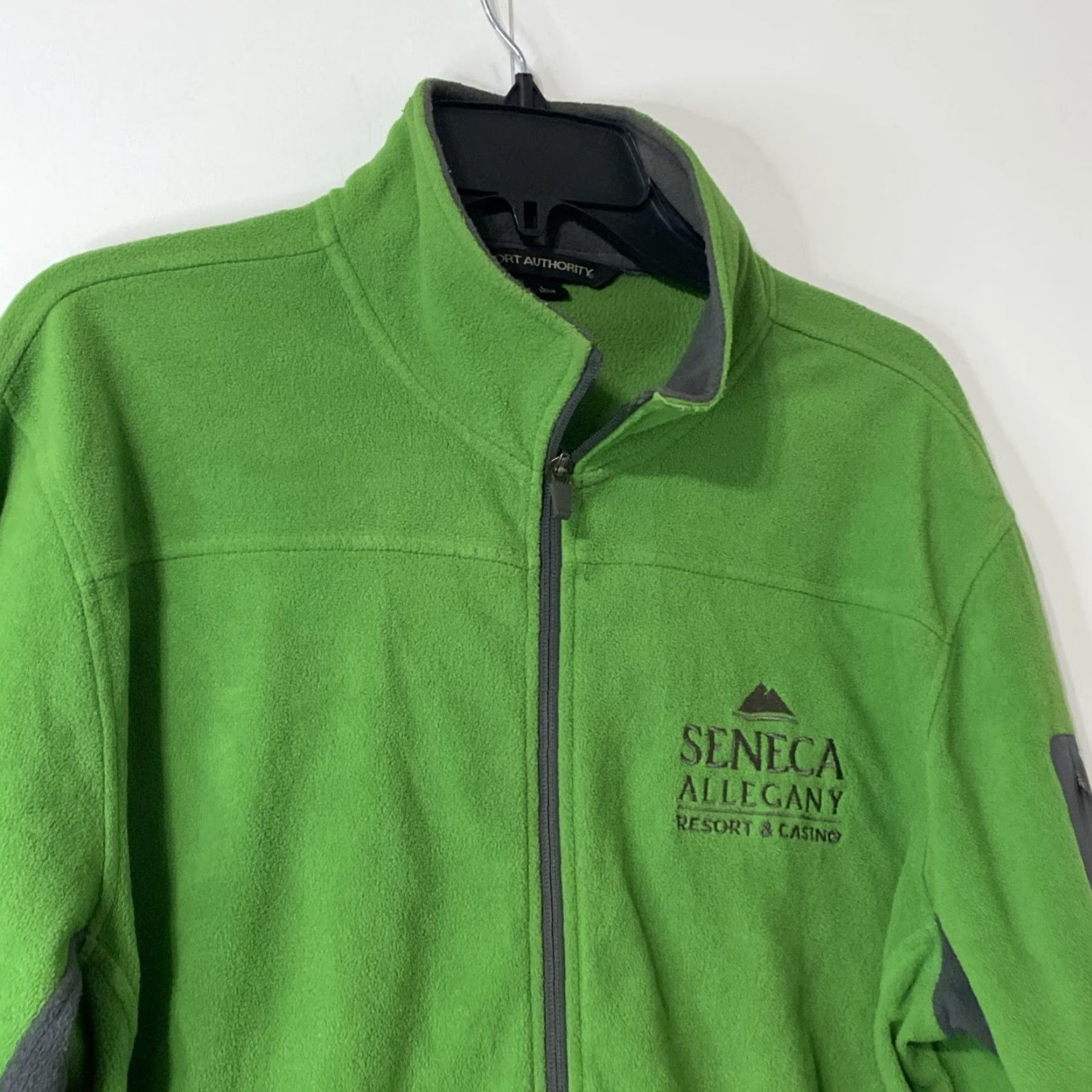 Port Authority Seneca Alleghany Resort & Casino Full Zip Fleece Jacket Mens Large Poker Gamin Size US L / EU 52-54 / 3 - 4 Thumbnail