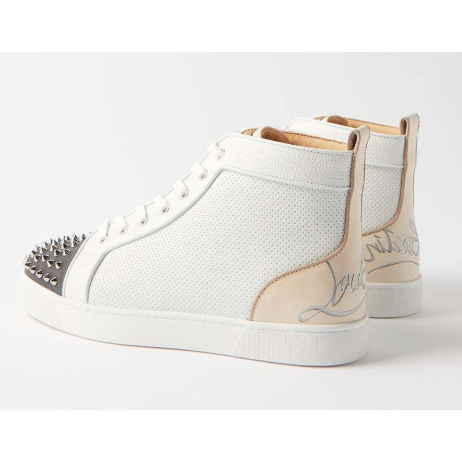Christian Louboutin Christian Louboutin Lou Spikes Perforated High Top Sneaker Size US 9 / EU 42 - 10 Thumbnail