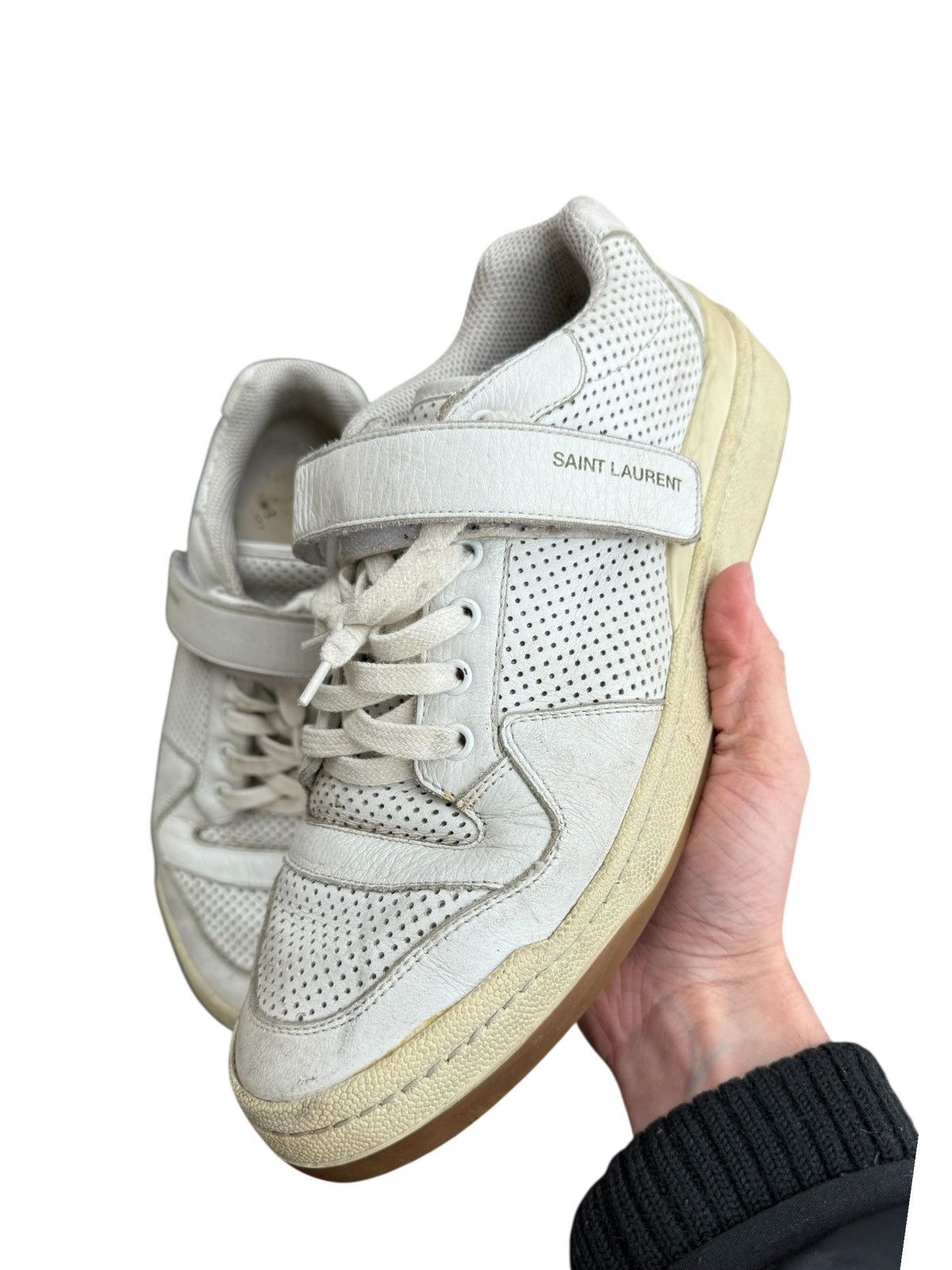 Saint Laurent Paris Saint laurent sl24 low top sneakers Size US 9 / EU 42 - 6 Thumbnail