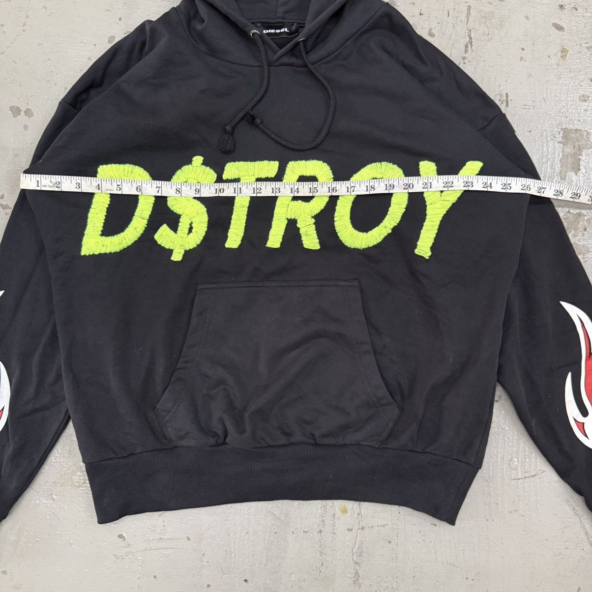 Diesel Diesel Destroy Flame Pullover Sweater Size US L / EU 52-54 / 3 - 7 Thumbnail