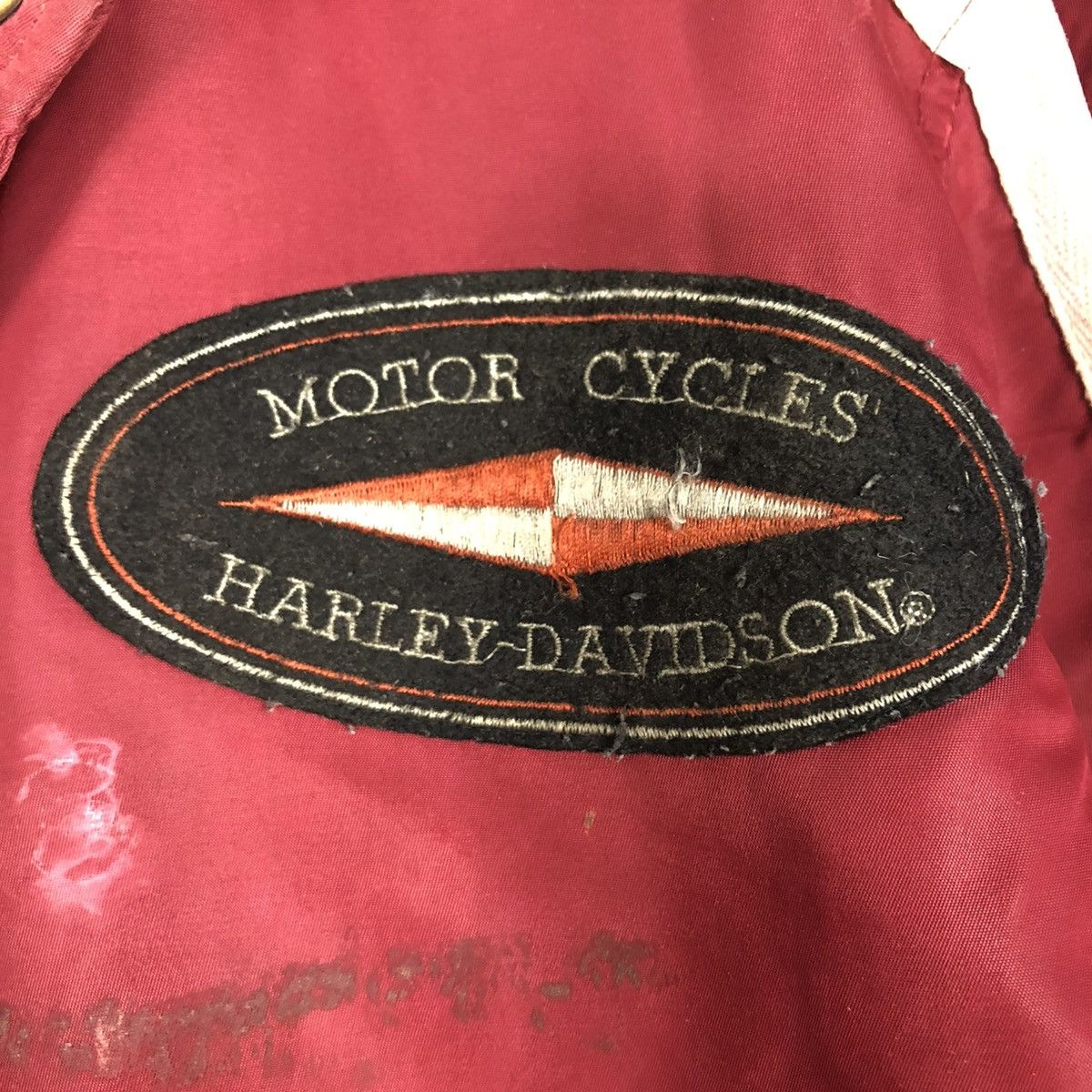 Harley Davidson 🔥VINTAGE BOMBER BIKER JACKET MOTORCYCLE HARLEY DAVIDSON LOGO Size US L / EU 52-54 / 3 - 22 Thumbnail