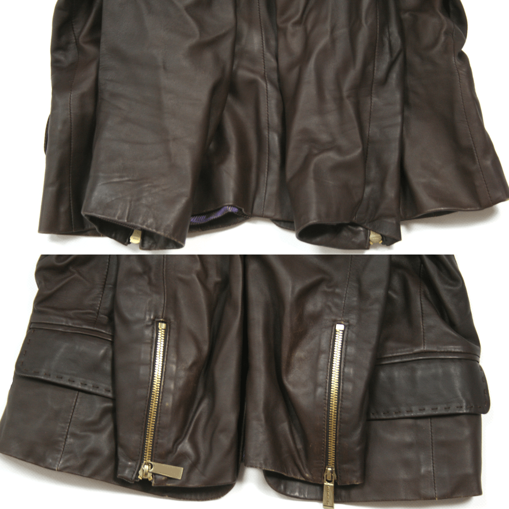 Barbara Bui Leather Blazer Size M / US 6-8 / IT 42-44 - 9 Thumbnail