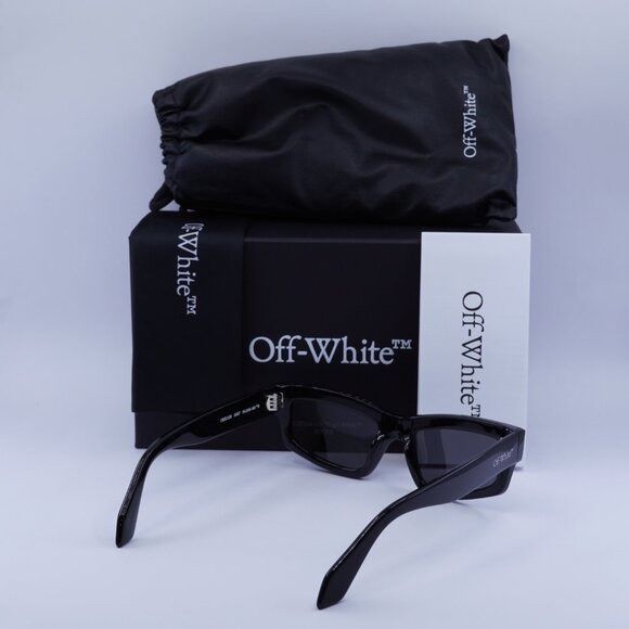 Off-White 🕶️New Off-White OERI135 MIRAMAR 1007 Black Sunglasses Size ONE SIZE - 10 Thumbnail