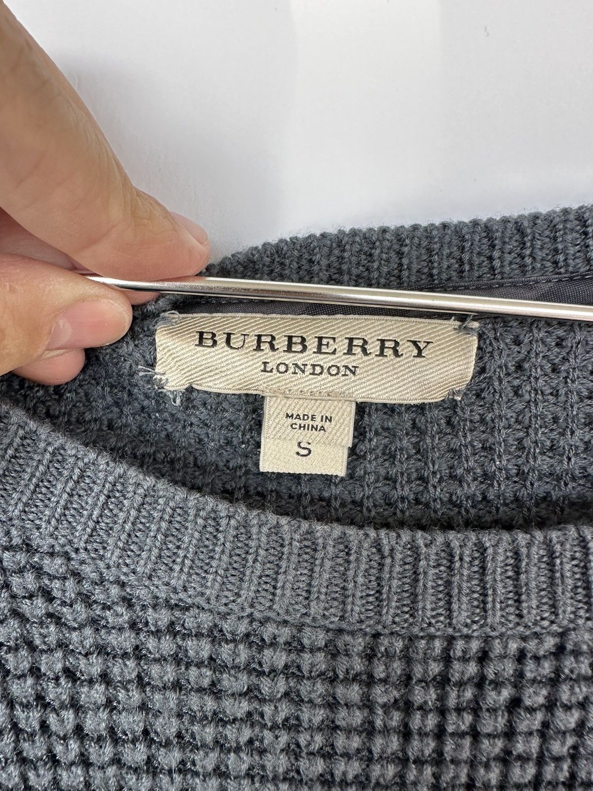 Burberry Burberry London Grey Sweater Size US S / EU 44-46 / 1 - 4 Thumbnail