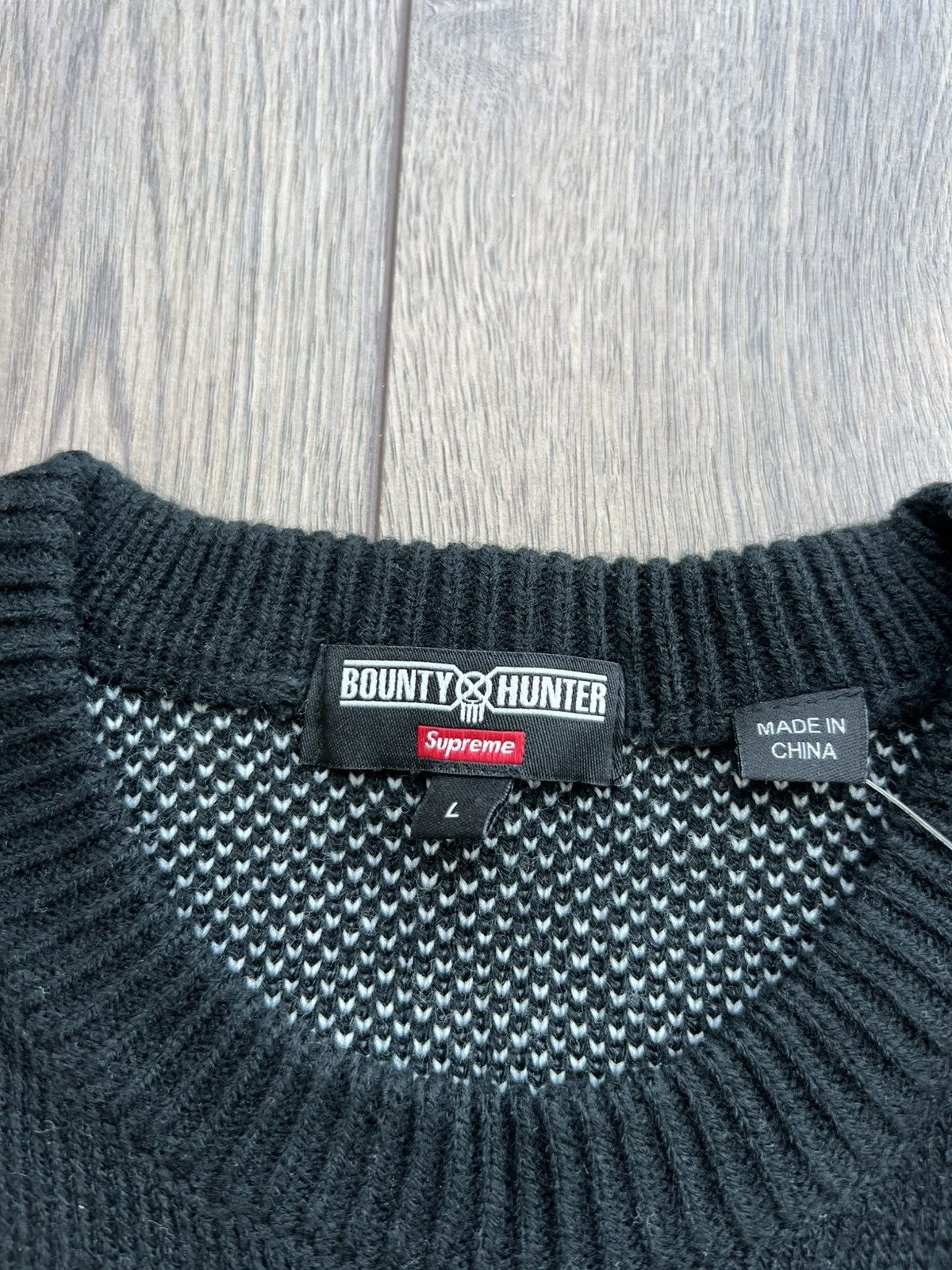 Bounty Hunter × Supreme Supreme x Bounty Hunter Knit Sweater Black Large Size US L / EU 52-54 / 3 - 3 Thumbnail