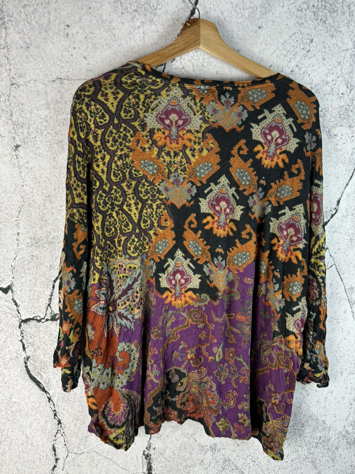 Etro Etro vintage multicolour like jpg sleeve top Size L / US 10 / IT 46 - 2 Thumbnail