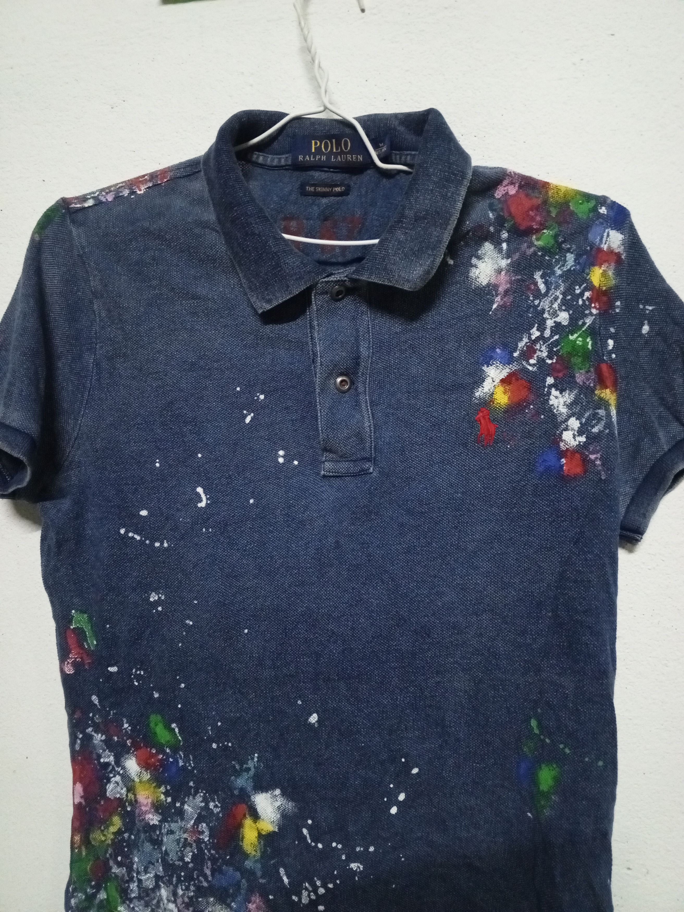 Polo Ralph Lauren RL SKINNY POLO R-67 MULTICOLOR RARE Size XS / US 0-2 / IT 36-38 - 4 Thumbnail
