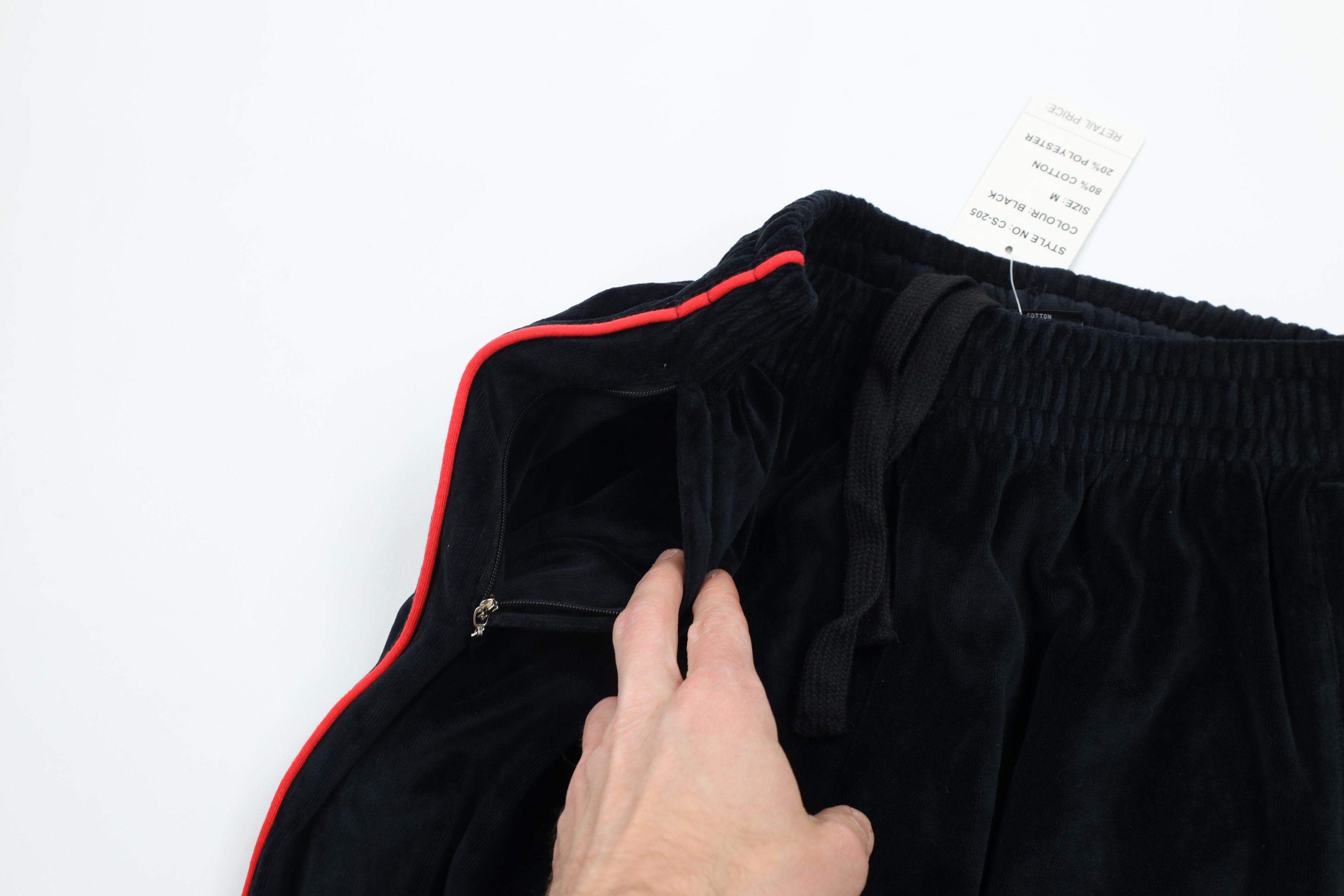 Vintage Deadstock Vintage Y2K Streetwear Velour Wide Leg Sweatpants Size US 34 / EU 50 - 5 Thumbnail