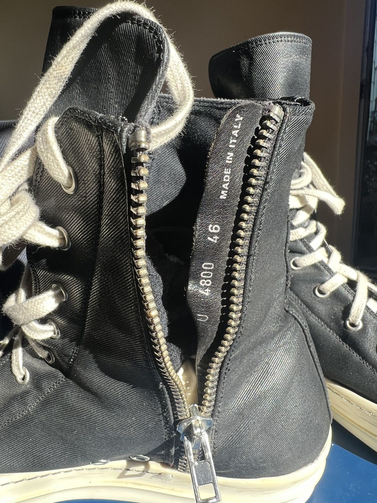 Rick Owens × Rick Owens Drkshdw Rick Owens Ramones Size US 13 / EU 46 - 3 Thumbnail