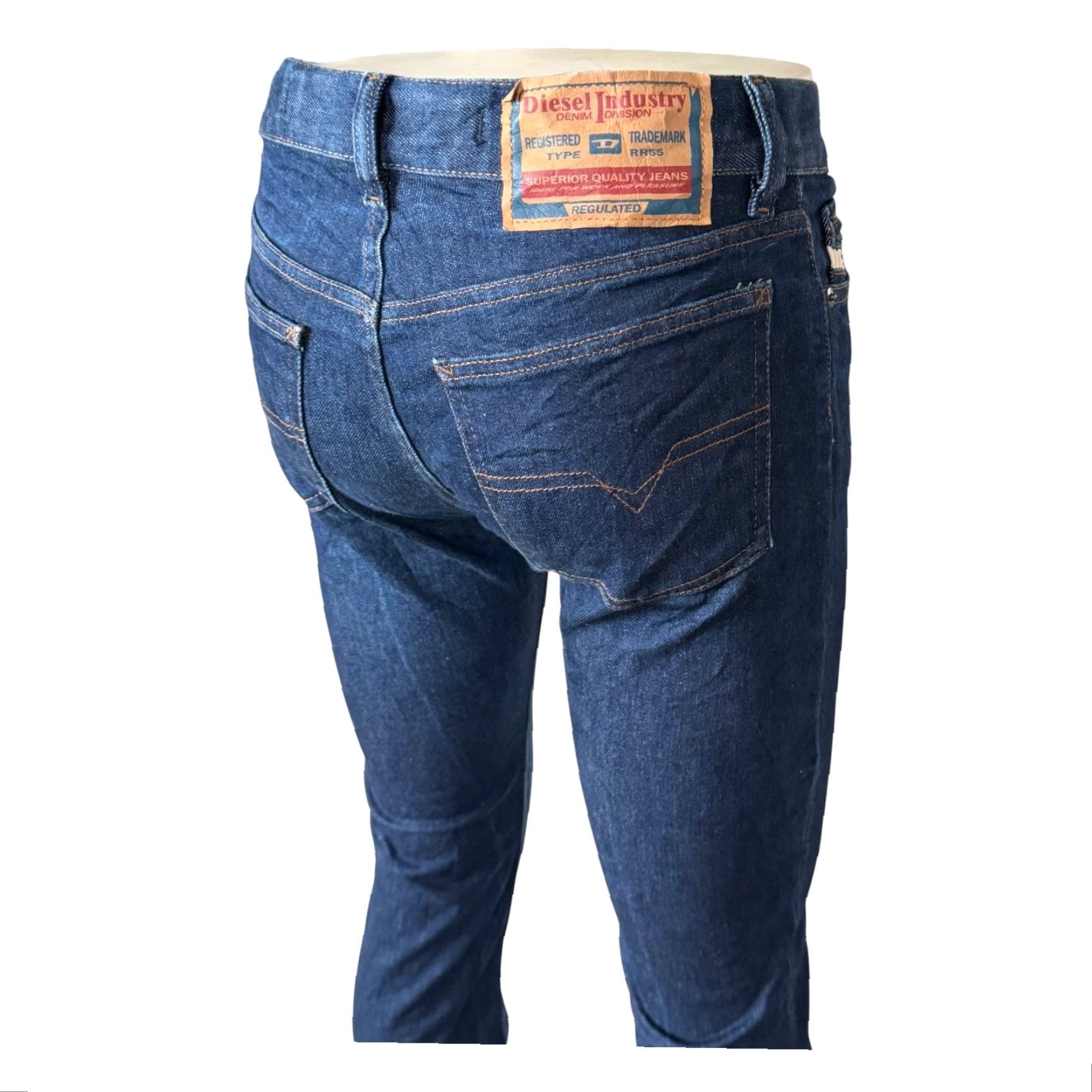 Diesel Diesel Fanker Bootcut Jeans Women’s W28 L34 Dark Blue Stretch 5-Pocket Denim Skinny Regular Size 28" / US 6 / IT 42 - 5 Thumbnail