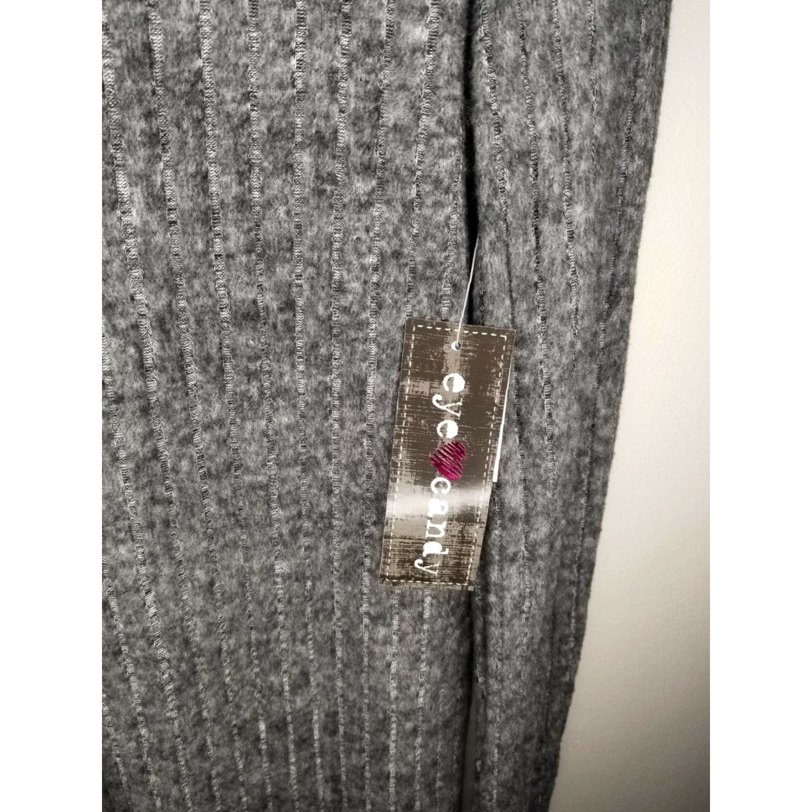 Vintage NEW Eye Candy Gray Long Sleeve Turtleneck Womens Medium Pullover Size M Size M / US 6-8 / IT 42-44 - 3 Thumbnail