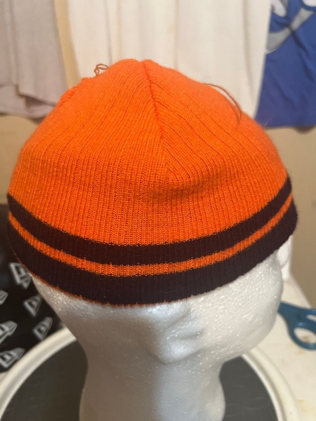 The Unbranded Brand Men's Auburn University Tigers Beanie One Size Orange Black Size ONE SIZE - 4 Thumbnail