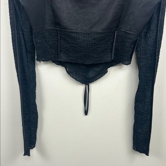 Guizio NEW SSENSE GUIZIO Swirl Archangel Top in Black Top XXL Size XXL / US 16-18 / IT 52-54 - 12 Thumbnail