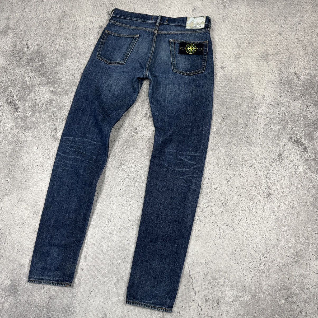 Stone Island × Vintage Stone Island Slim Fit Denim Jeans 30x34 Size US 30 / EU 46 - 4 Thumbnail
