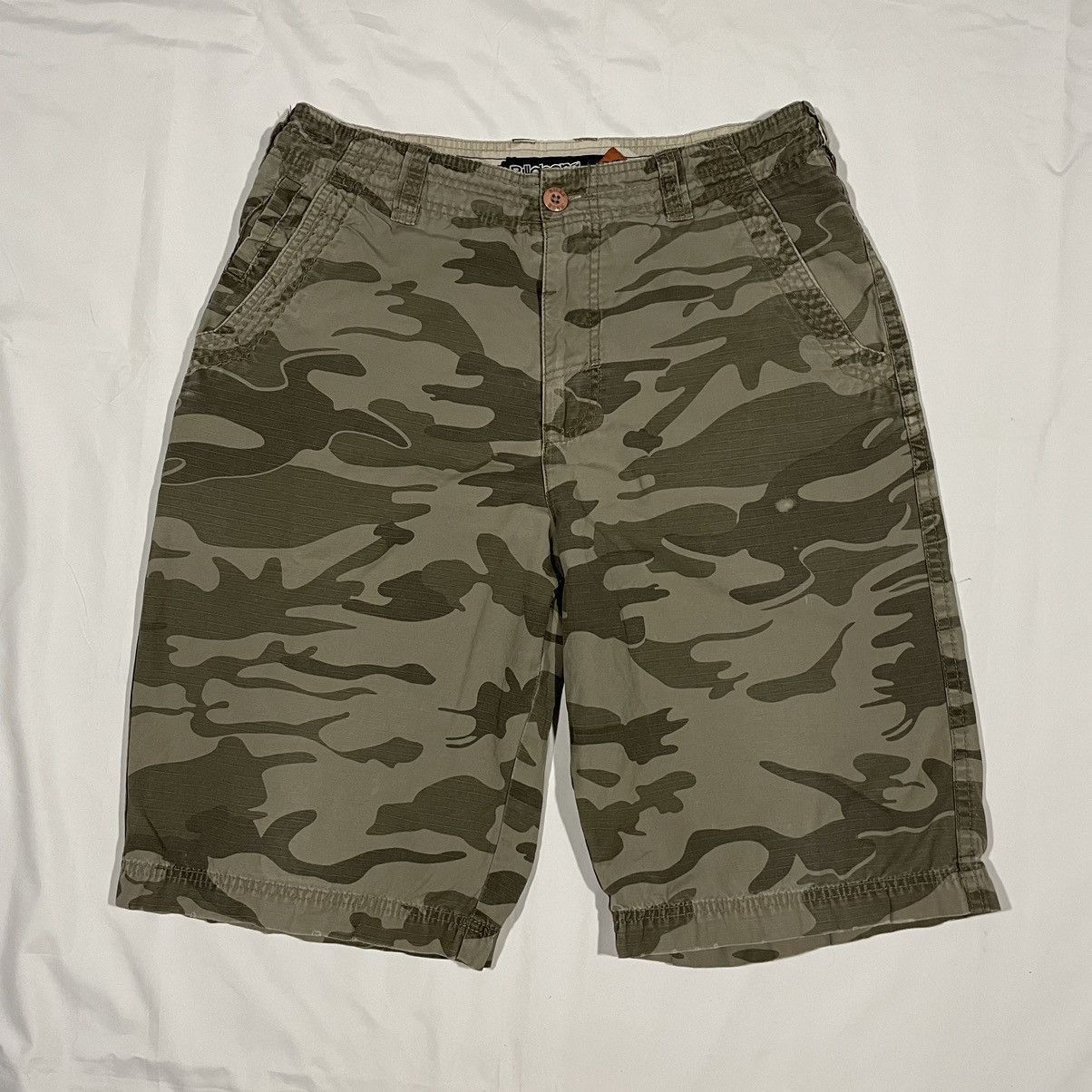 Billabong Vintage Camo Billabong Big Logo Shorts Size US 32 / EU 48 - 5 Thumbnail