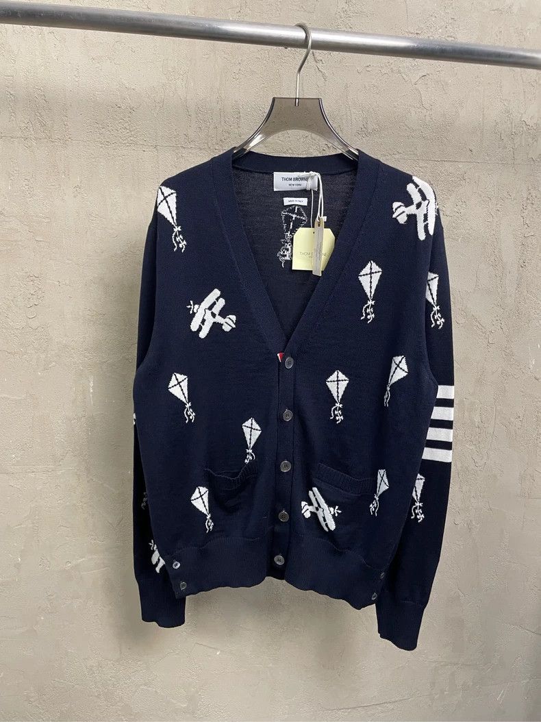 Thom Browne Thom browne Size 2 Dark blue full-print kite airplane four Size M / US 6-8 / IT 42-44 - 1 Thumbnail