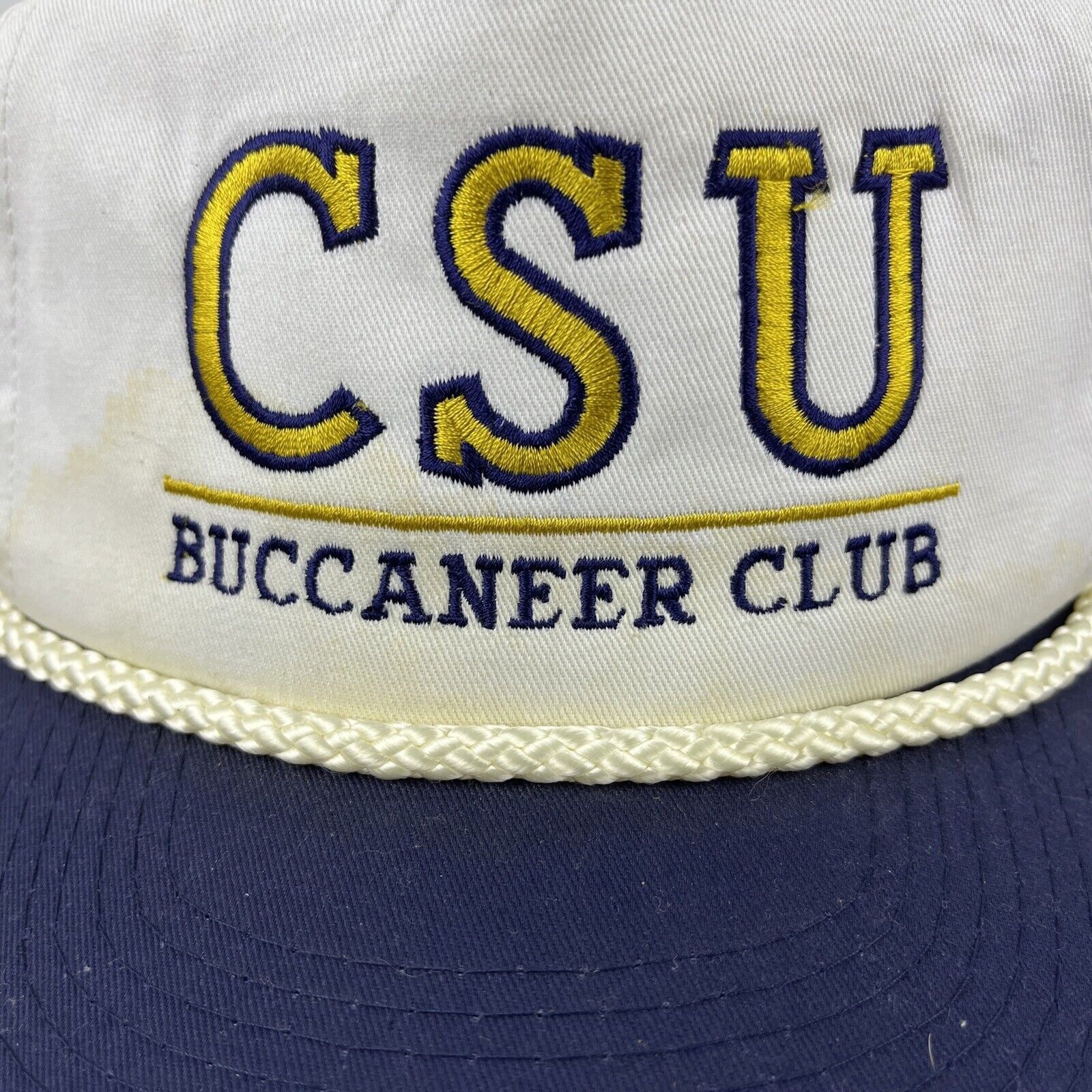 Other CSU Buccaneer Club Hat CSU White Hat Adjustable Snapback Adu Size ONE SIZE - 8 Thumbnail