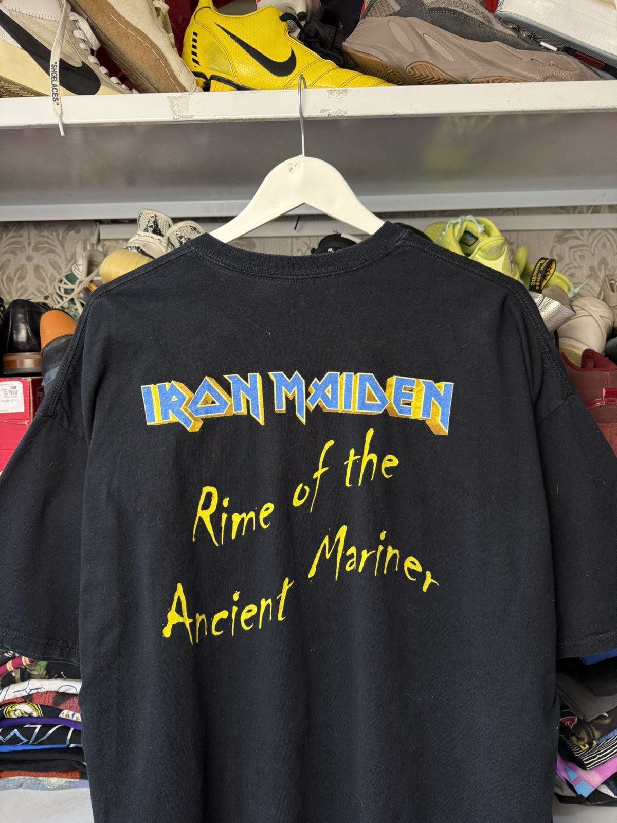 Iron Maiden Vintage Iron Maiden 2008 T Shirt Rime of the Ancient Mariner Size US XXL / EU 58 / 5 - 24 Thumbnail