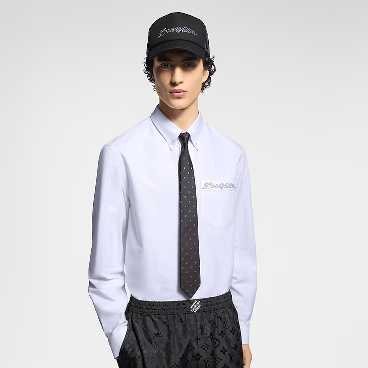 Louis Vuitton LV Blason Shading Tie Size ONE SIZE - 4 Thumbnail