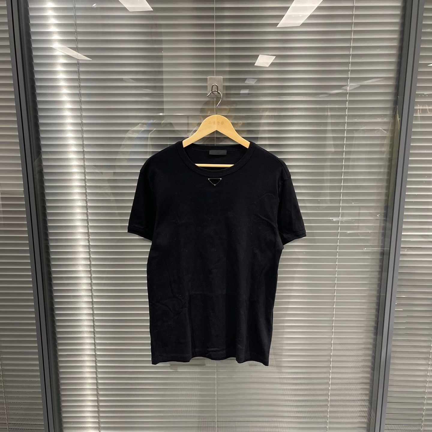 Prada Prada Triangle Logo T-Shirt Size US XL / EU 56 / 4 - 2 Thumbnail