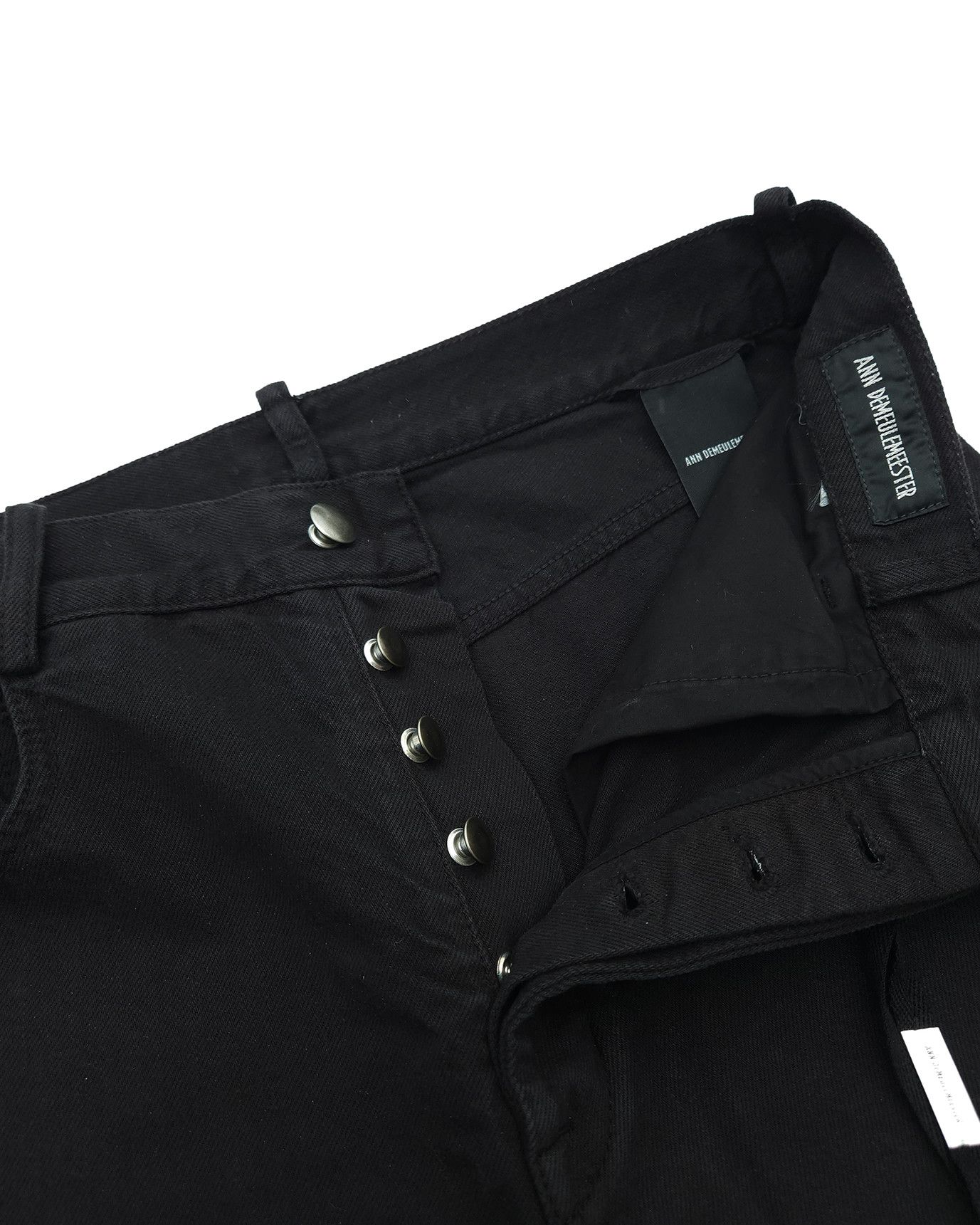 Ann Demeulemeester Ann Demeulemeester "Lou" Micro Denim Trousers Size 32" / US 10 / IT 46 - 5 Thumbnail