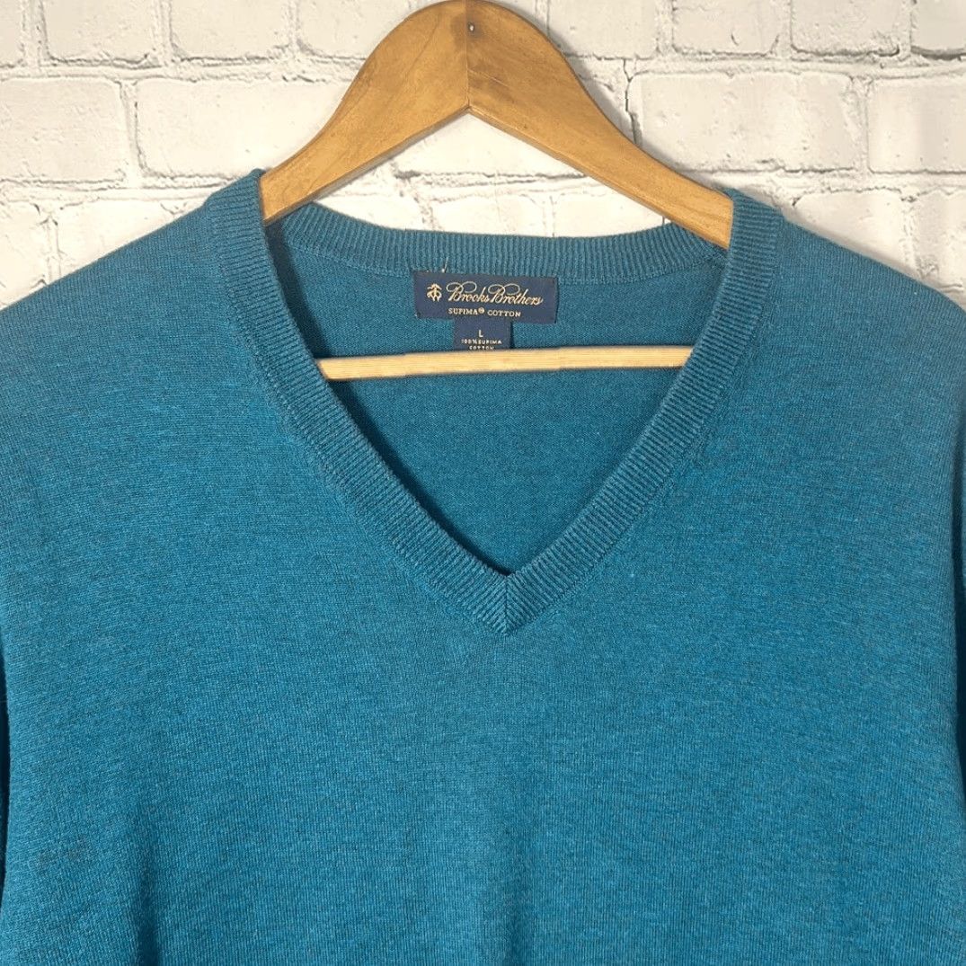 Brooks Brothers **Brooks Brothers Black V Neck Pullover Size L Sweater** User: **Brooks Brothers Black V-Neck Size L Sweater** Size US L / EU 52-54 / 3 - 2 Thumbnail