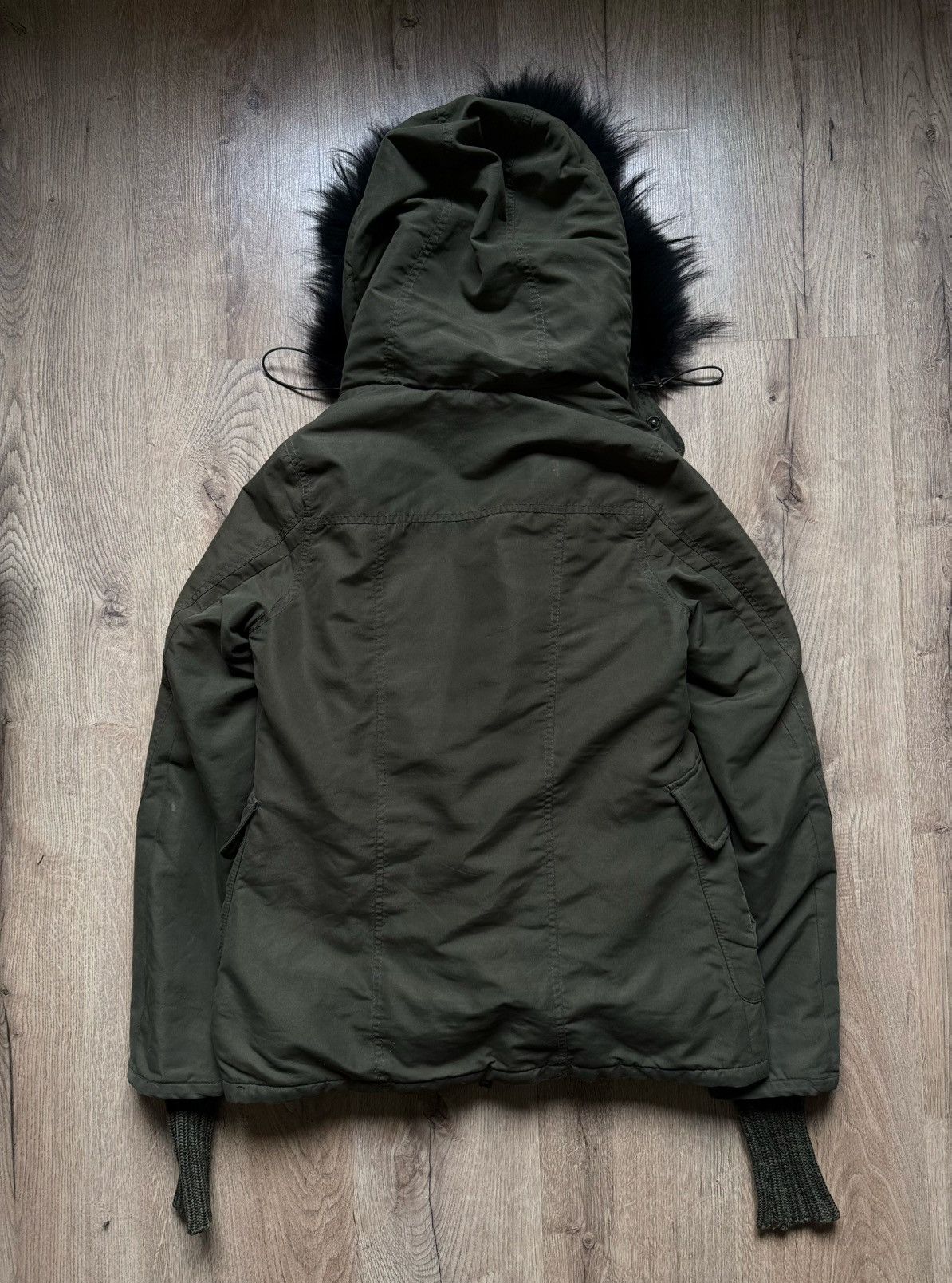 Japanese Brand Sly Military Fur Jacket Size US M / EU 48-50 / 2 - 3 Thumbnail