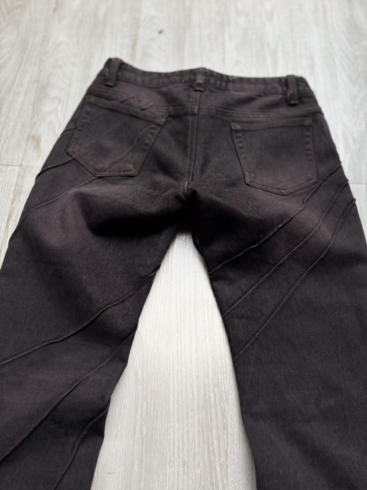 Japanese Brand VERTGARMENTS lace up flare jeans Size US 26 / EU 42 - 4 Thumbnail