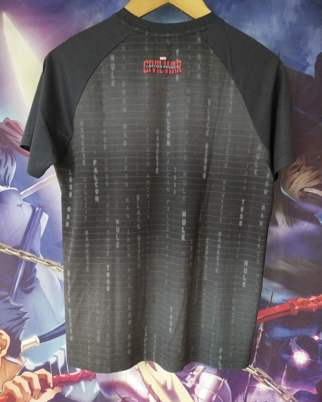 DC Comics × Marvel Comics Marvel's Civil War Ironman All Over Jersey Super Hero Tees Size US M / EU 48-50 / 2 - 3 Thumbnail