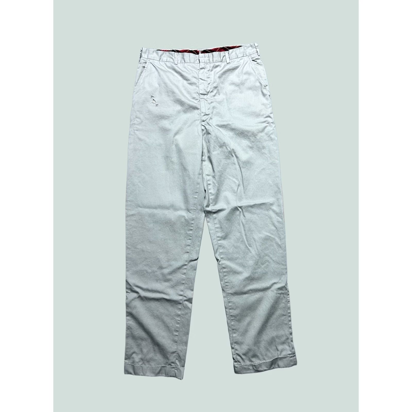 Vintage VINTAGE 1950s 60s Gabardine Khakis Pants Men 31x31 Beige Distressed Size US 31 - 1 Thumbnail