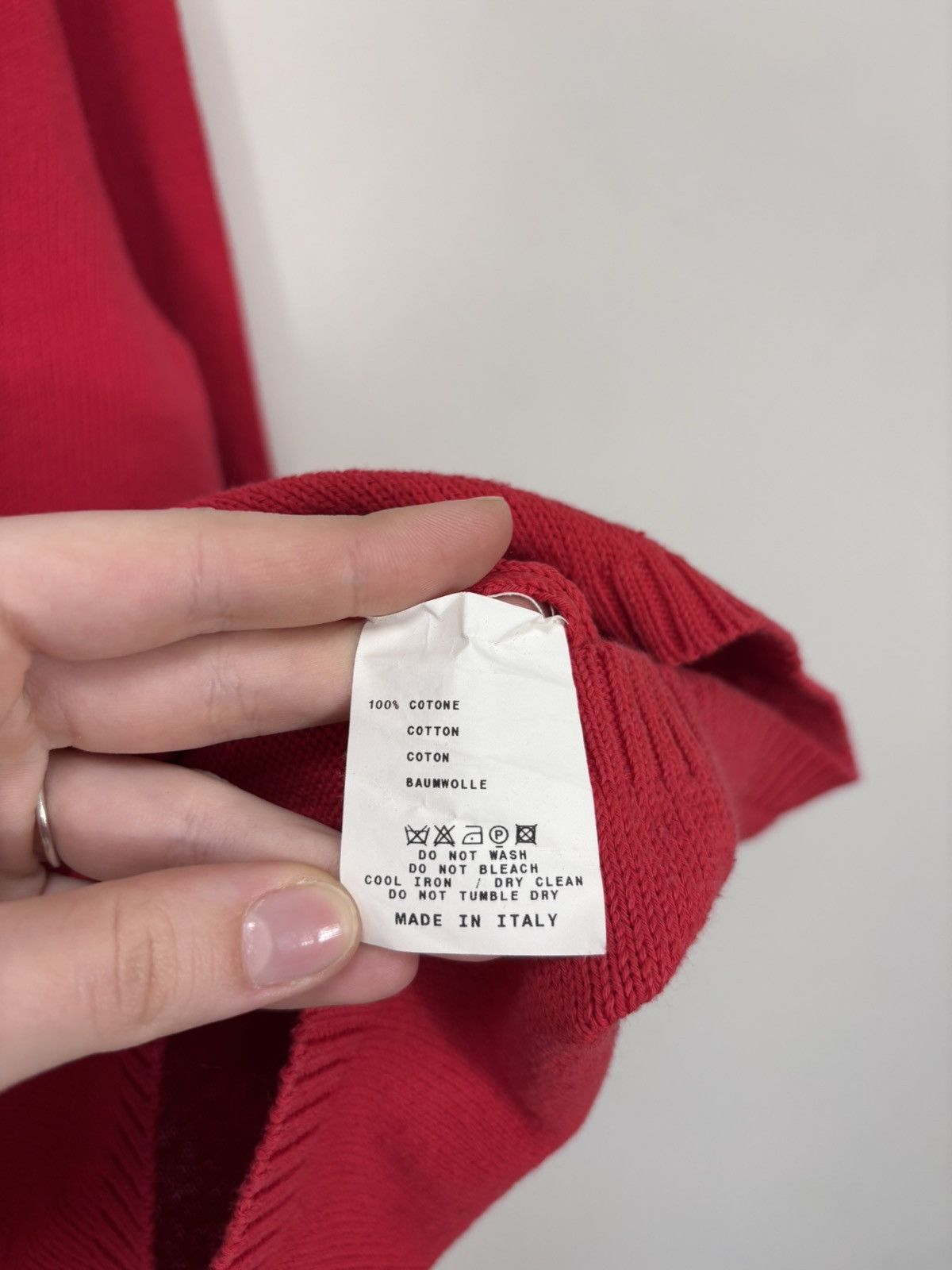 Etro Etro Milano Men’s Slim Fit Red Geometric Intarsia Sweater Size US M / EU 48-50 / 2 - 9 Thumbnail