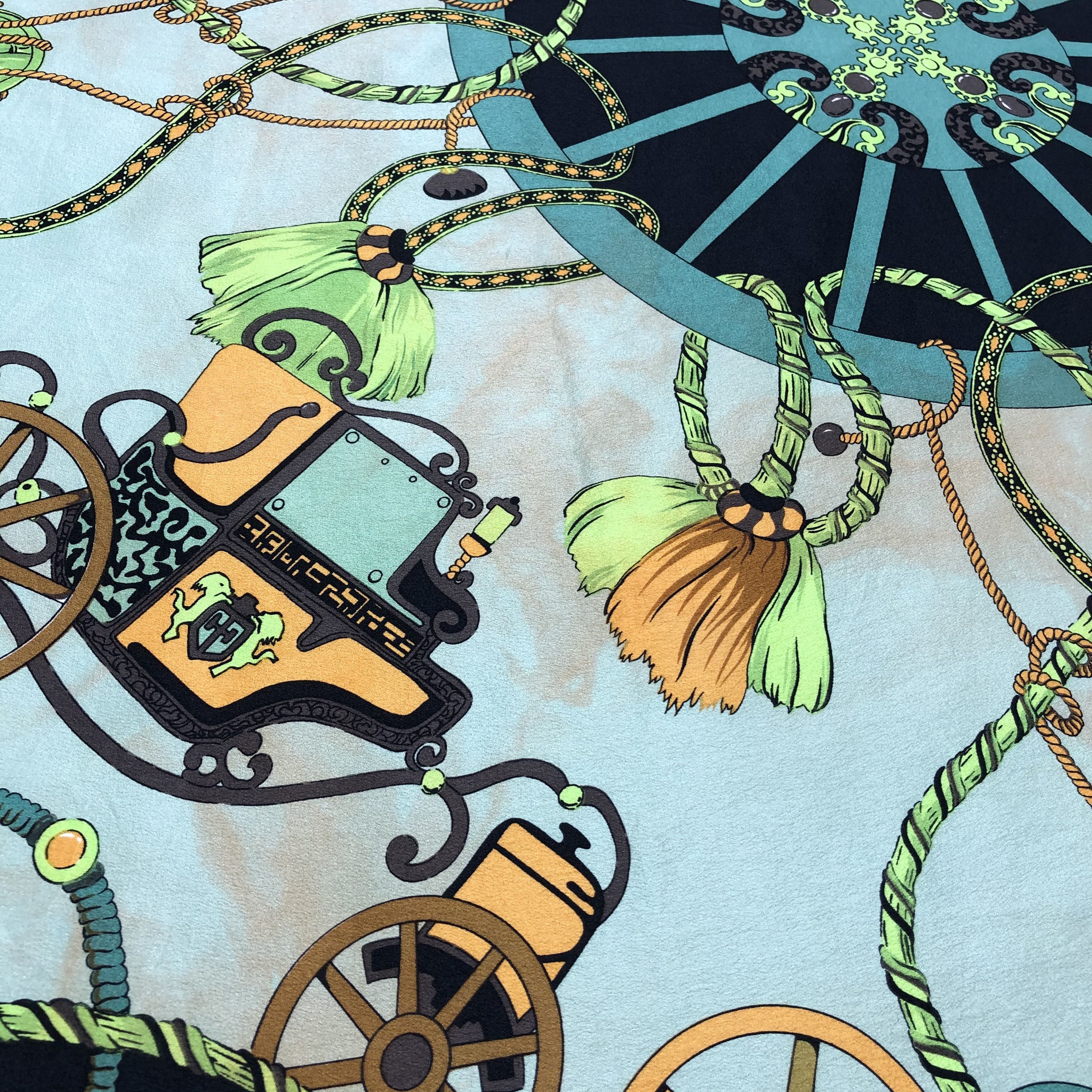 Vintage Vintage Leehaus Silk Scarf Size ONE SIZE - 5 Thumbnail