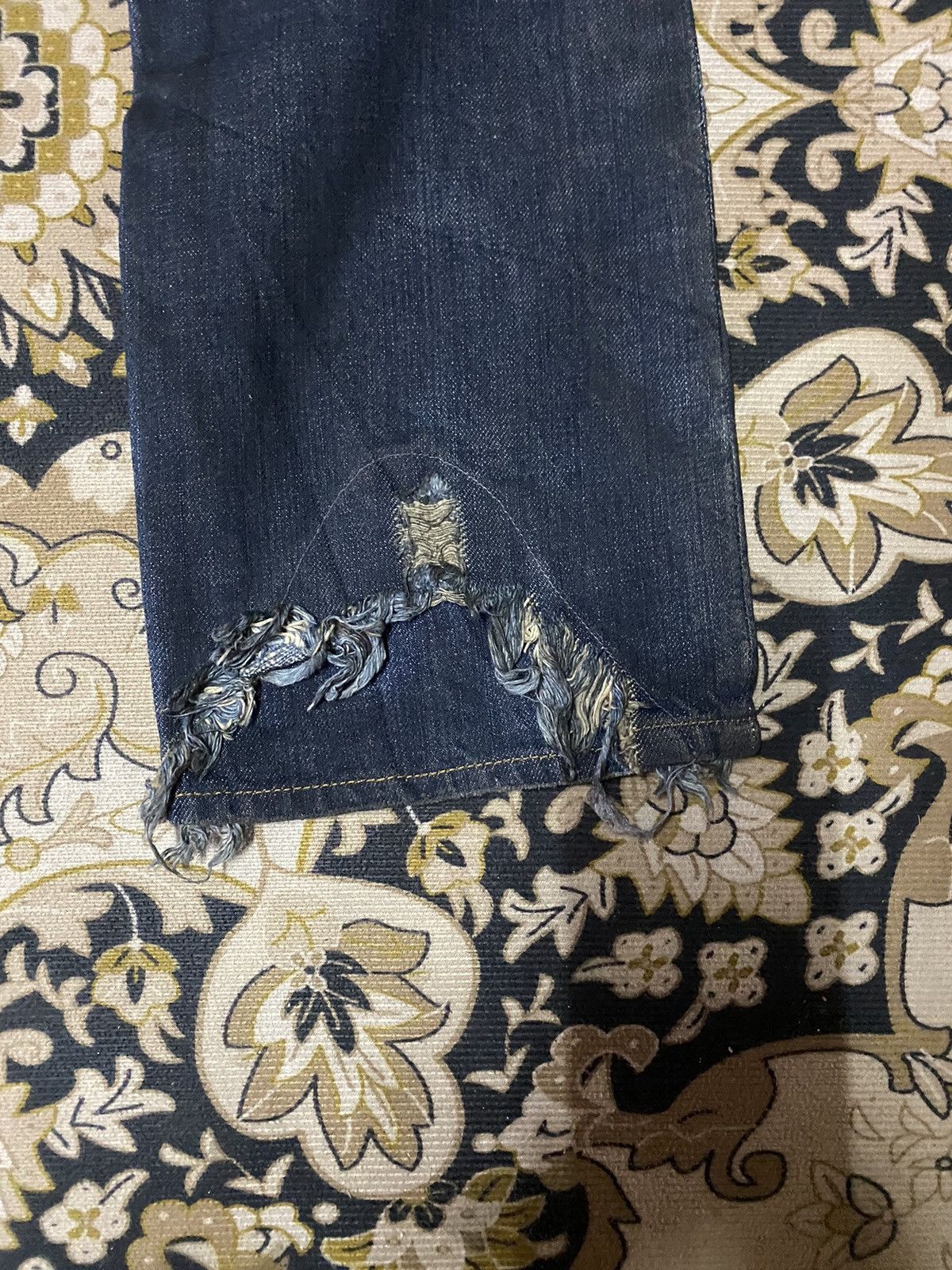 JACKROSE Japanese Brand Jack Rose Distressed Design Style Size US 31 - 8 Thumbnail