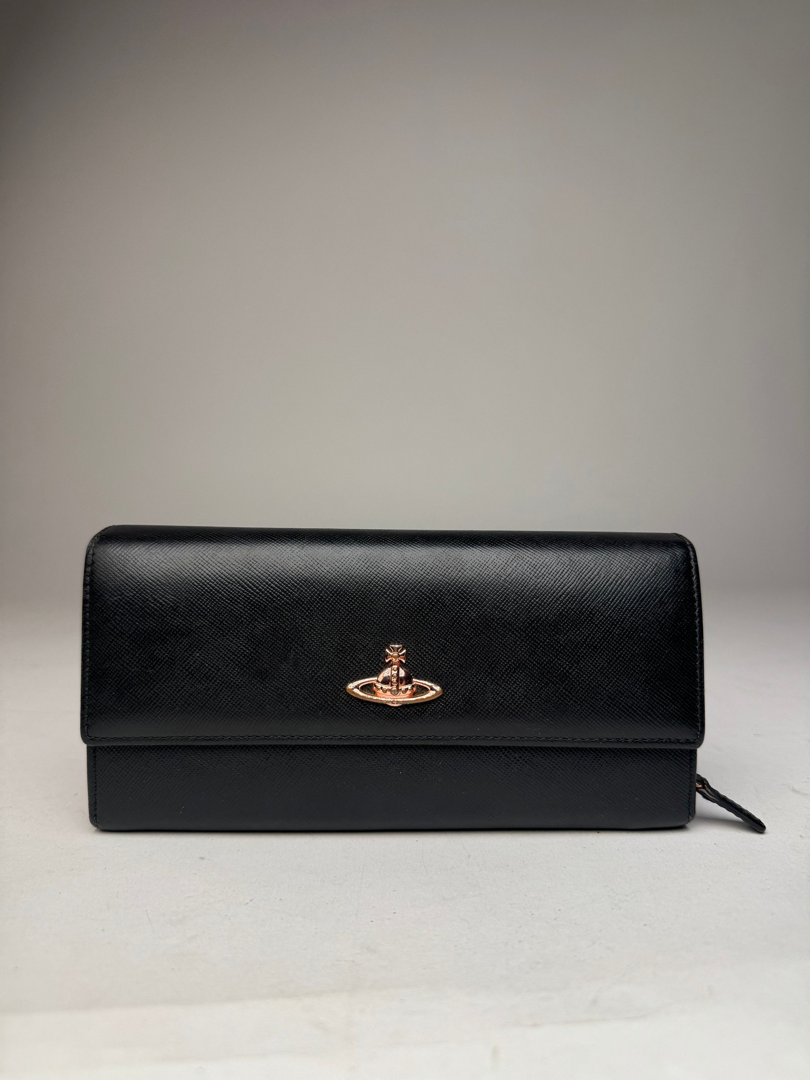Vivienne Westwood Vintage Leather Wallet Black Size ONE SIZE - 1 Thumbnail