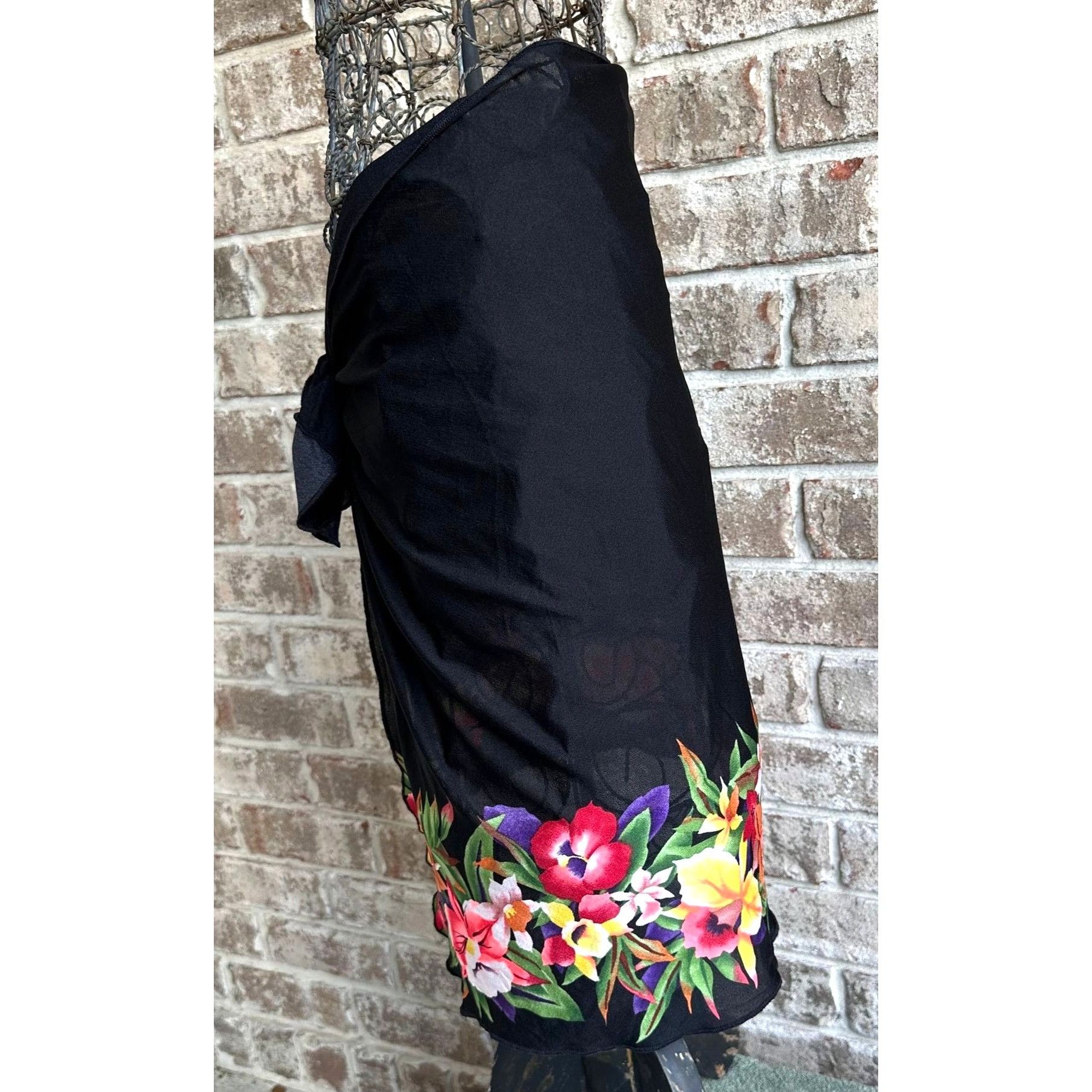 Jantzen × Vintage Vintage Jantzen Swimsuit Cover Up Wrap Skirt One Size USA Bl Size 35" - 4 Thumbnail