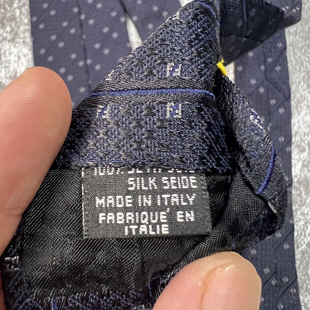 Fendi FENDI TIE FF MONOGRAM DESIGN LUXURY MEN NECKTIE Size ONE SIZE - 7 Thumbnail