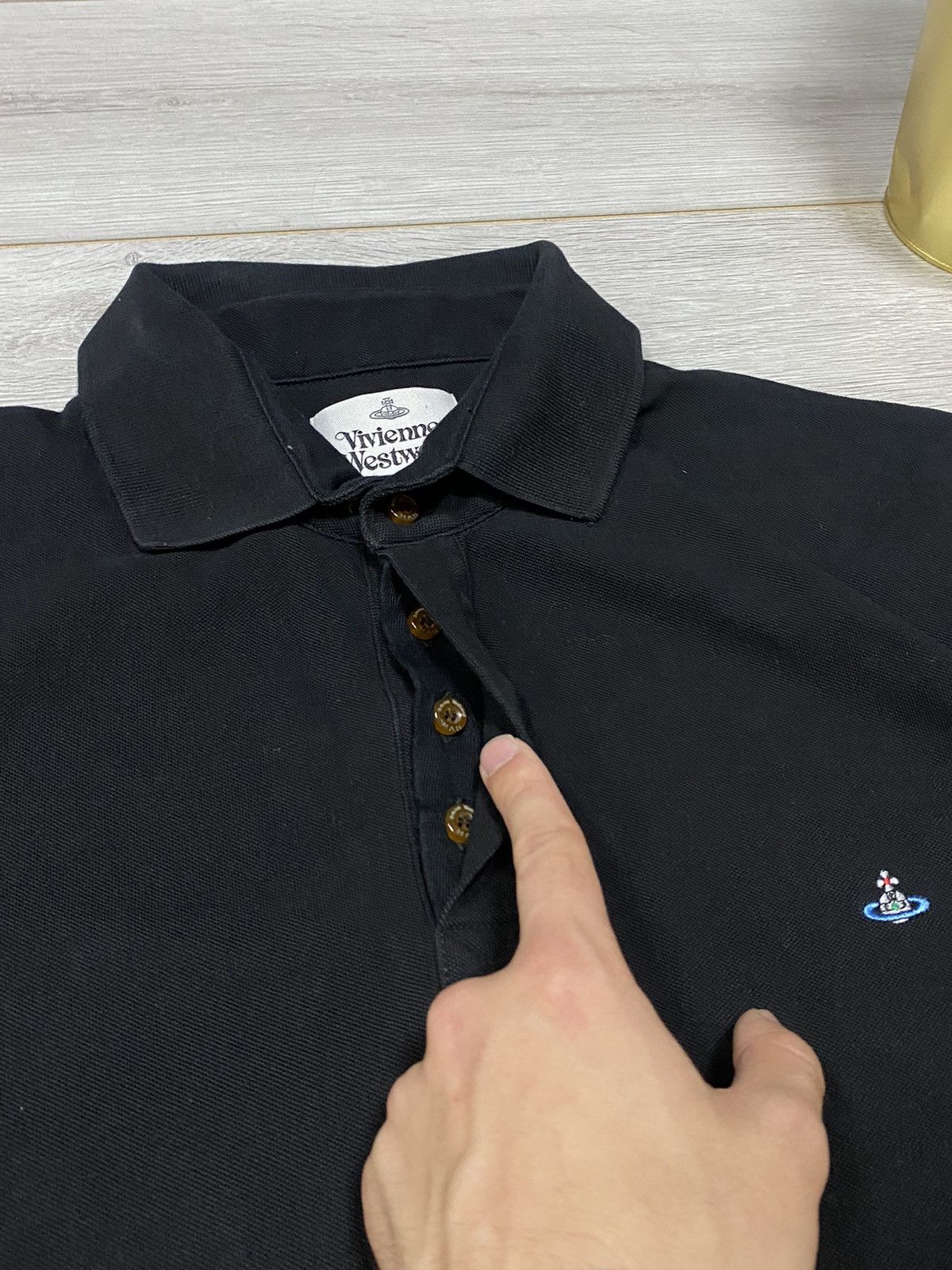 Vivienne Westwood Vivienne Westwood vintage small orb polo stripes Size US XL / EU 56 / 4 - 2 Thumbnail