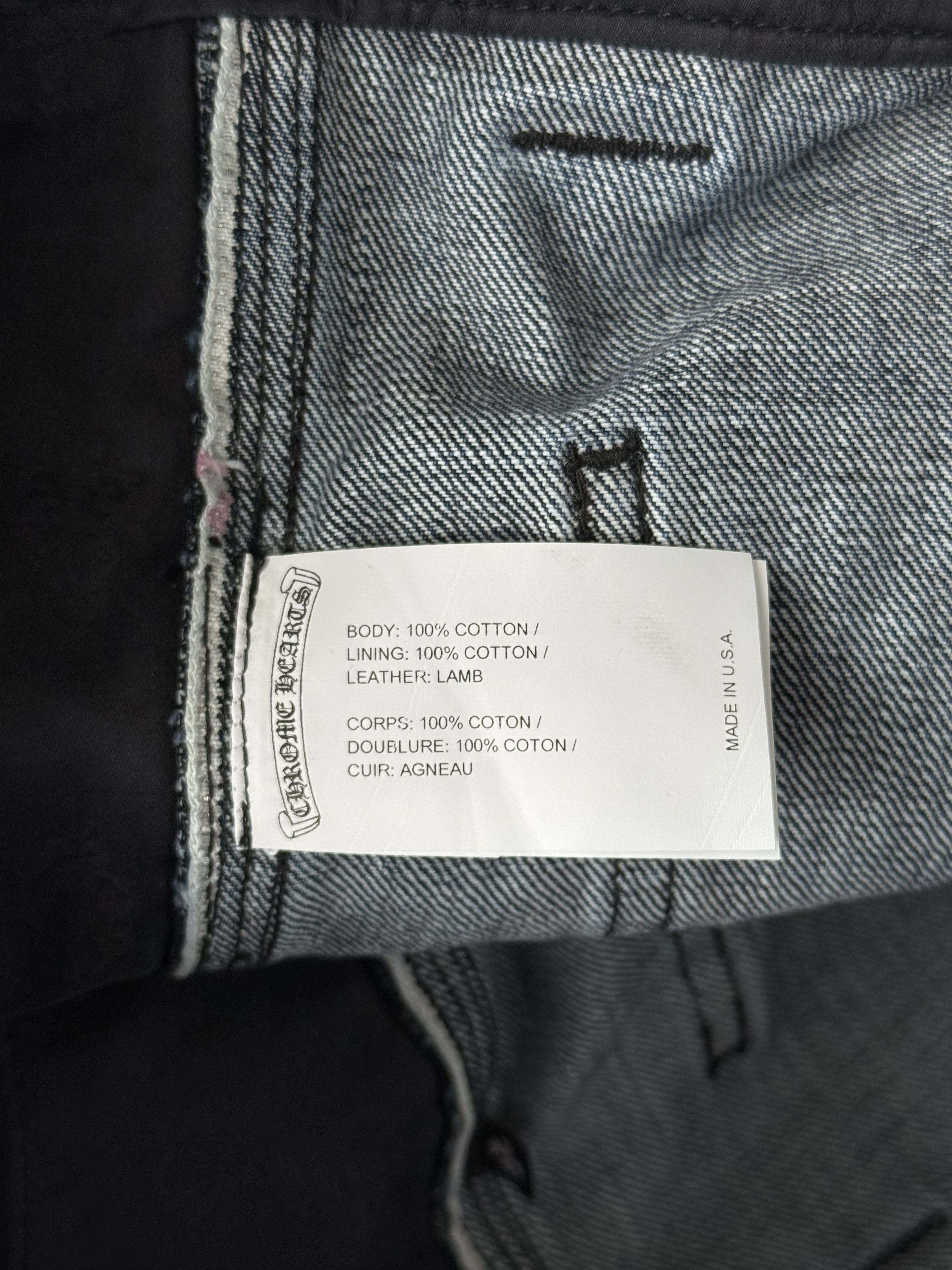 Chrome Hearts Chrome Hearts Blue Carpenter Shorts Size US 33 - 4 Thumbnail