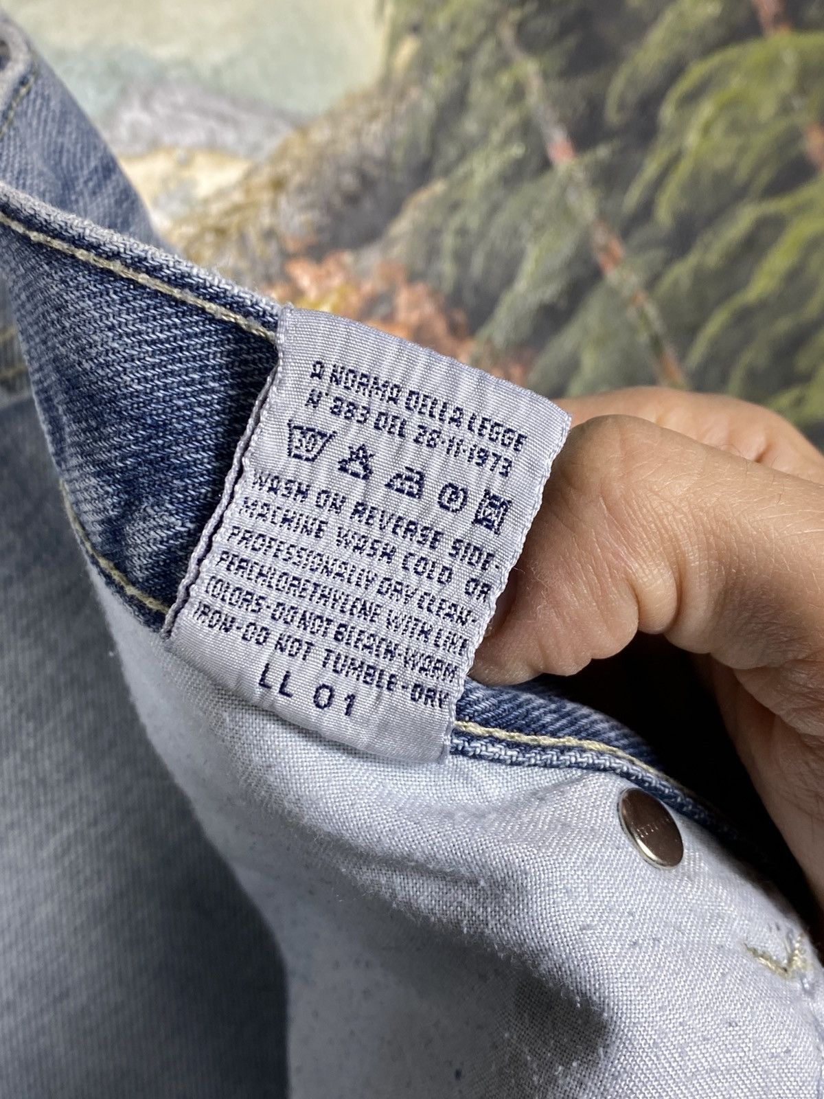 Versace Jeans Couture × Vintage Versace Jeans Couture Vintage Y2k Denim Jeans Trousers Pants Size US 40 / EU 56 - 15 Thumbnail