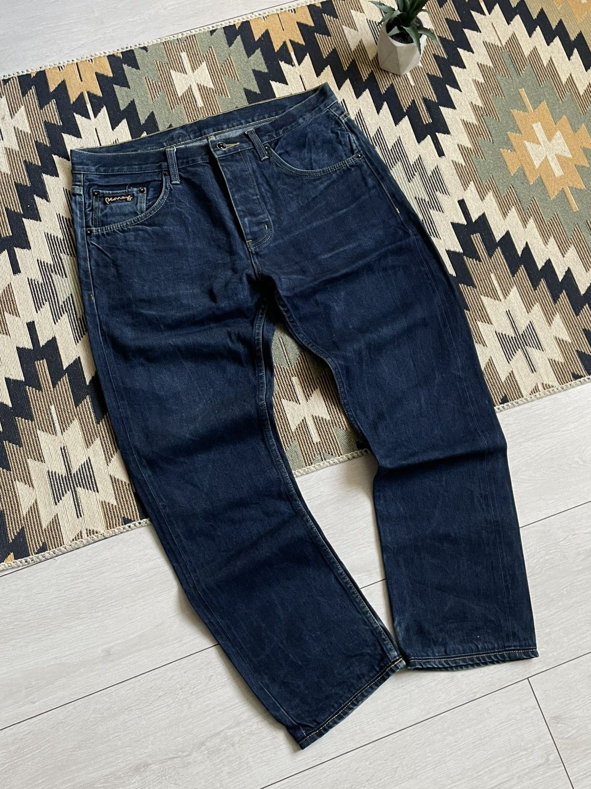 Japanese Brand × Vintage 💸MONEY DENIM BIG LOGO JEANS💸 Size US 32 / EU 48 - 9 Thumbnail