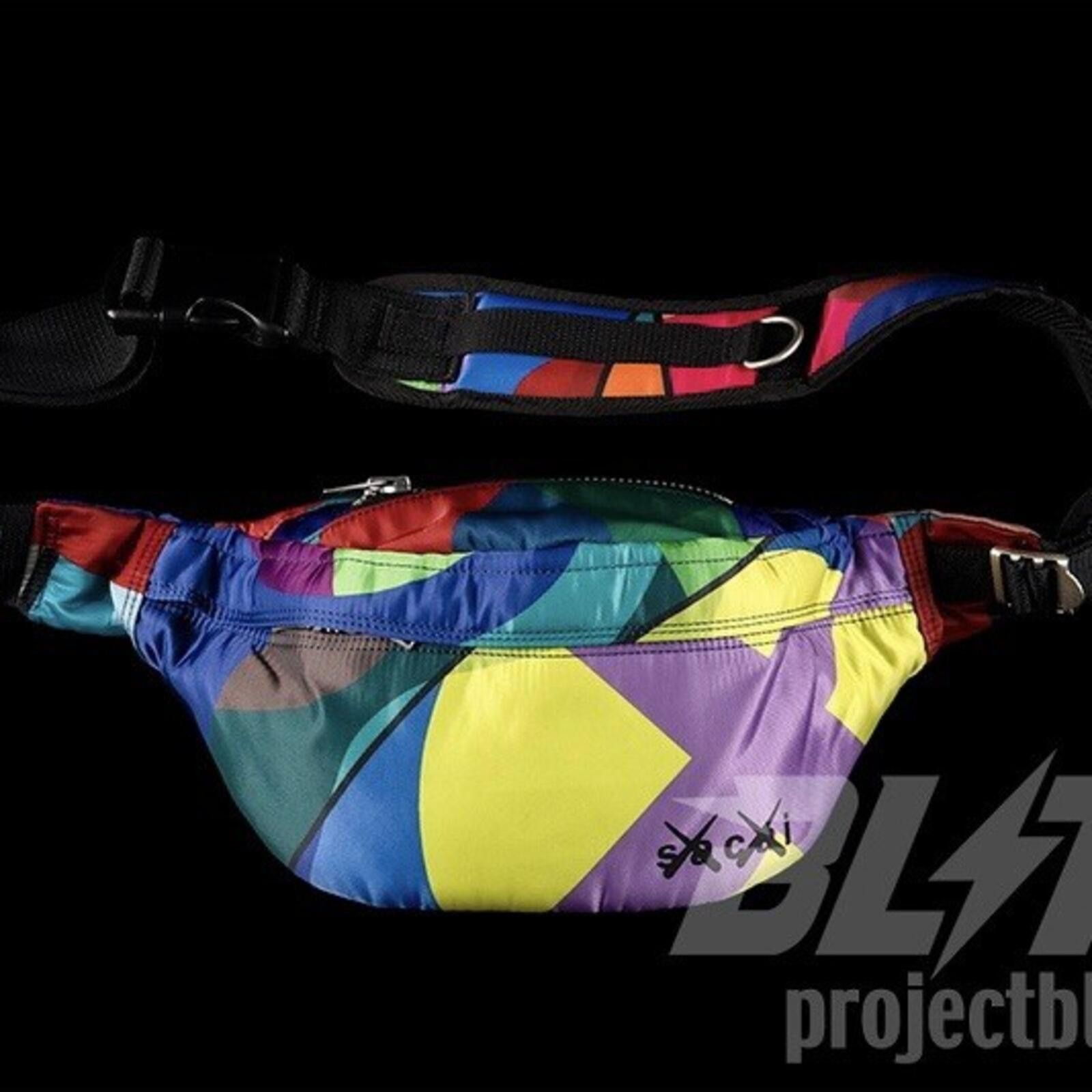 Sacai FW21 Sacai Kaws Waist Bag Bum Bag Multicolor Fanny Pack Size ONE SIZE - 1 Thumbnail