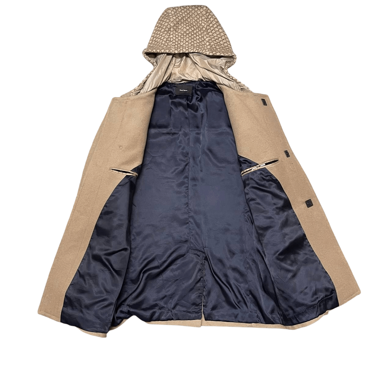 DAVID NAMAN David Naman Wool Hooded Coat Size US S / EU 44-46 / 1 - 6 Thumbnail