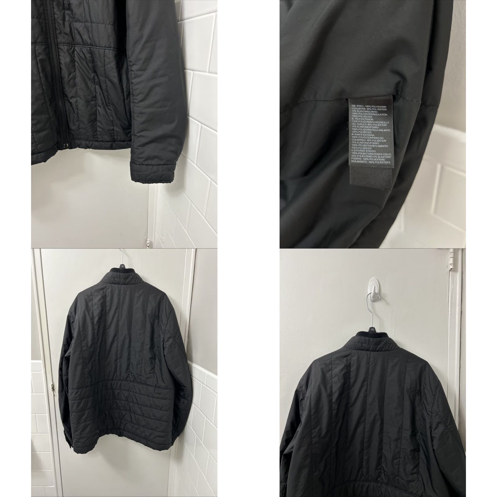 The North Face VINTAGE? No. The North Face Puffer Jacket Mens L Black Quilted Insulated Bomber Full Zip YKK Jacket Size US L / EU 52-54 / 3 - 8 Thumbnail