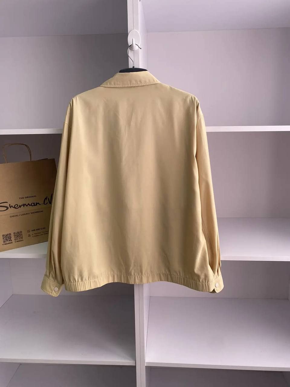 Saint Laurent Paris × Vintage × Yves Saint Laurent Vintage Yves Saint Laurent Logo Bomber Light Jacket Size US M / EU 48-50 / 2 - 9 Thumbnail