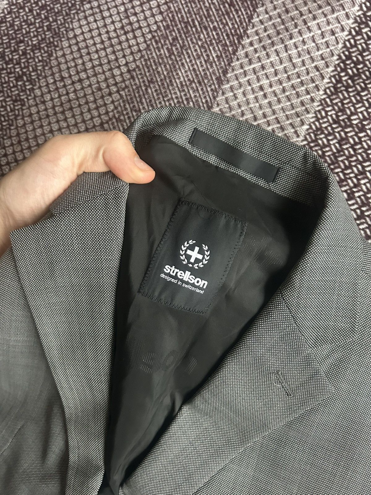 Strellson Strellson Wool Mens Suit 2 Button Solid Style Size 48 Luxury Size 38R - 6 Thumbnail