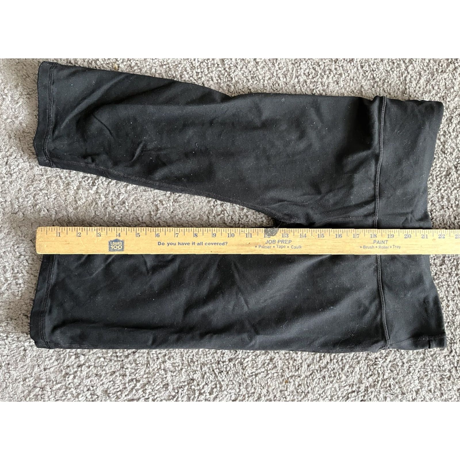 Gap GapFit GFast Black Solid Capri Leggings Pants Women's Size Medium Size 32" / US 10 / IT 46 - 4 Thumbnail