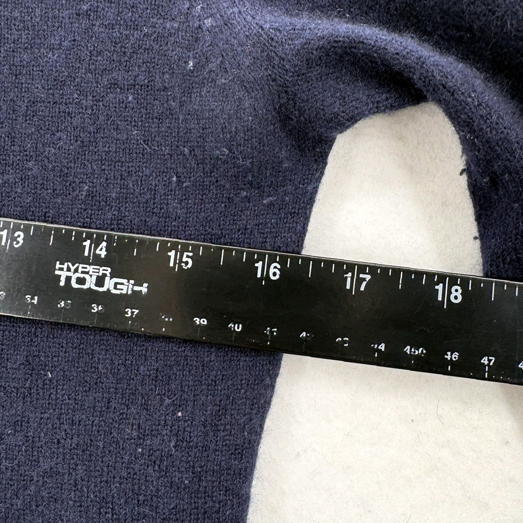 J.Crew J.CREW Sweater Womens Small Blue 100% Cashmere Pockets 3/4 Sleeve Tunic Crew Neck VTG Size S / US 4 / IT 40 - 7 Thumbnail